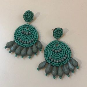 Design Lab Beaded Drop Earrings